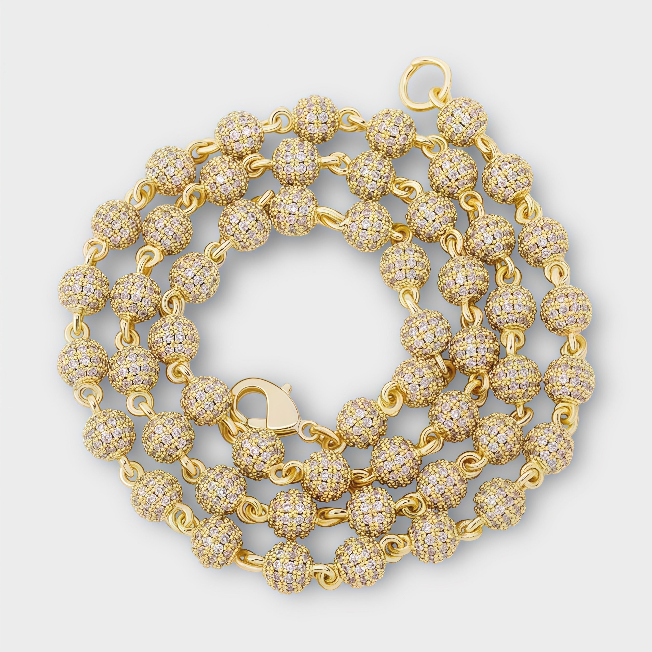 Ball Moissanite Chain