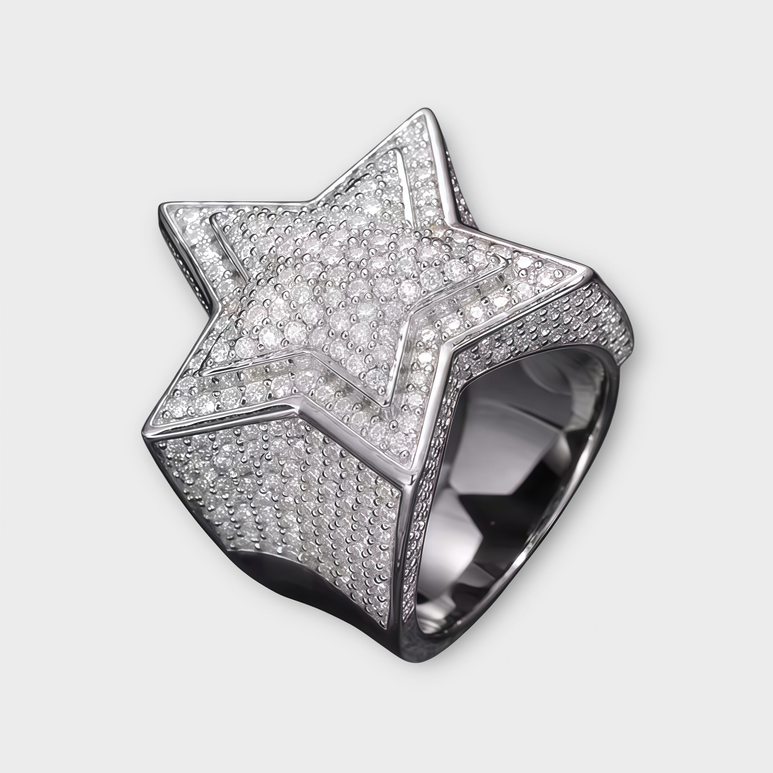 Star Moissanite Ring