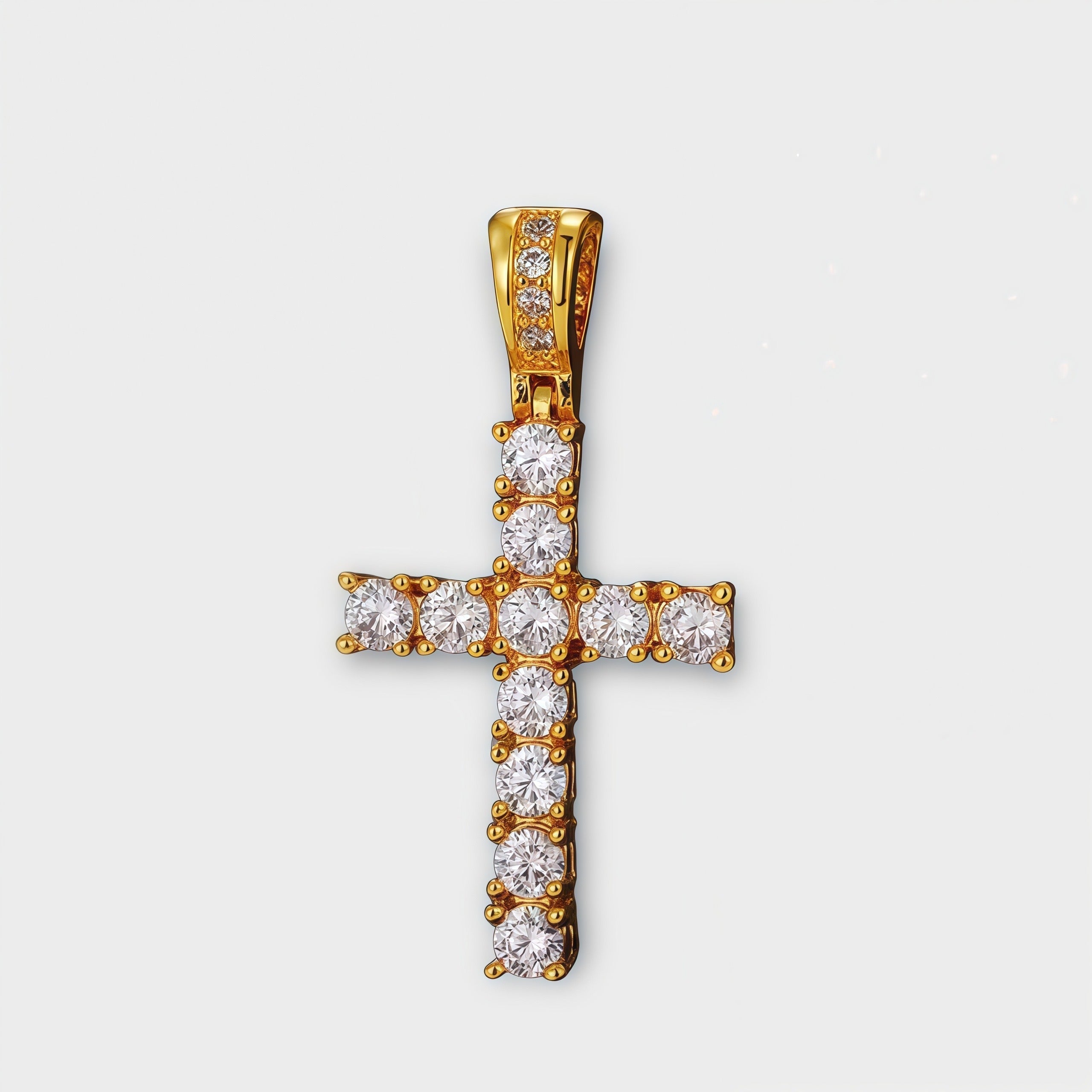 Moissanite Cross Necklace