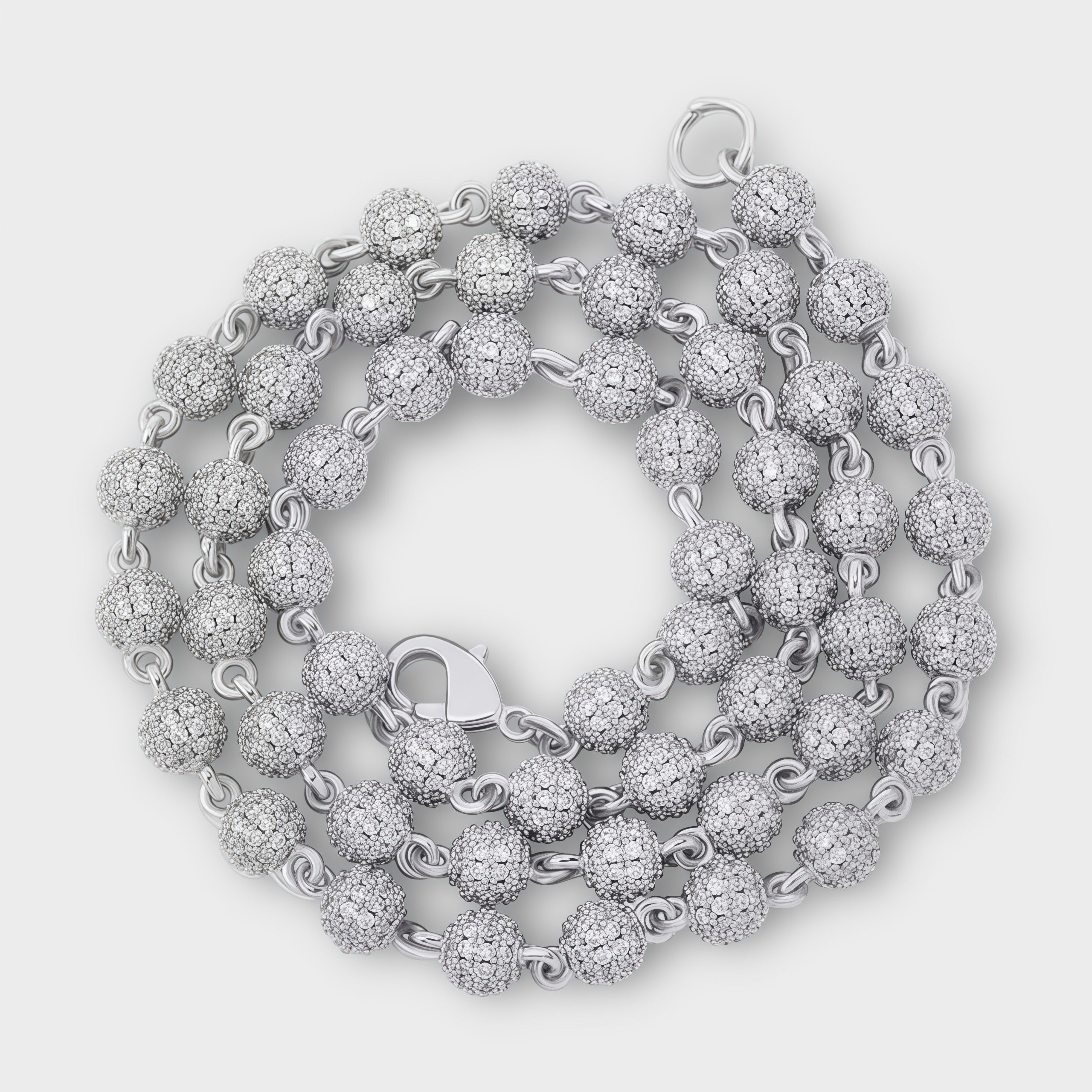 Ball Moissanite Chain