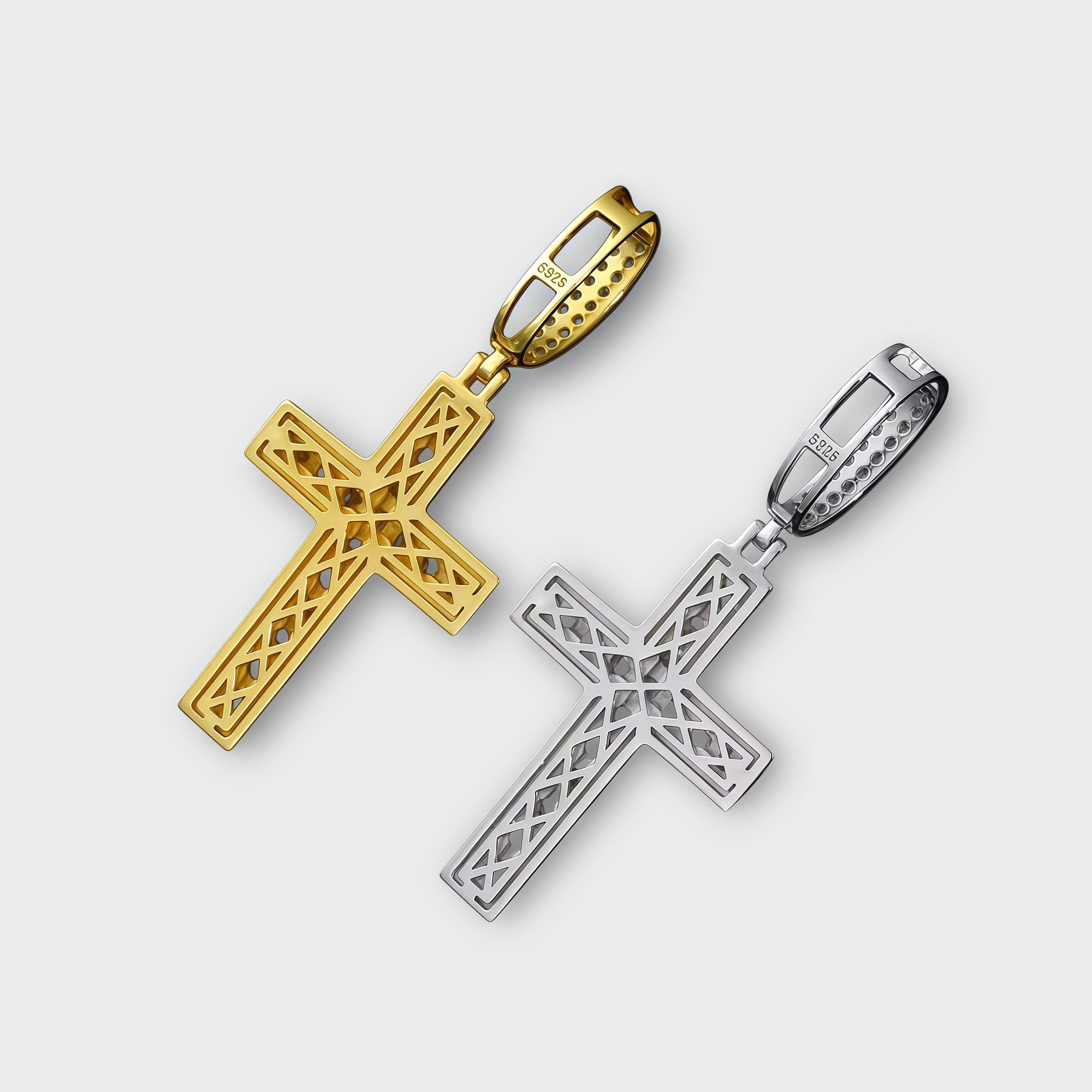 Moissanite Cross Necklace