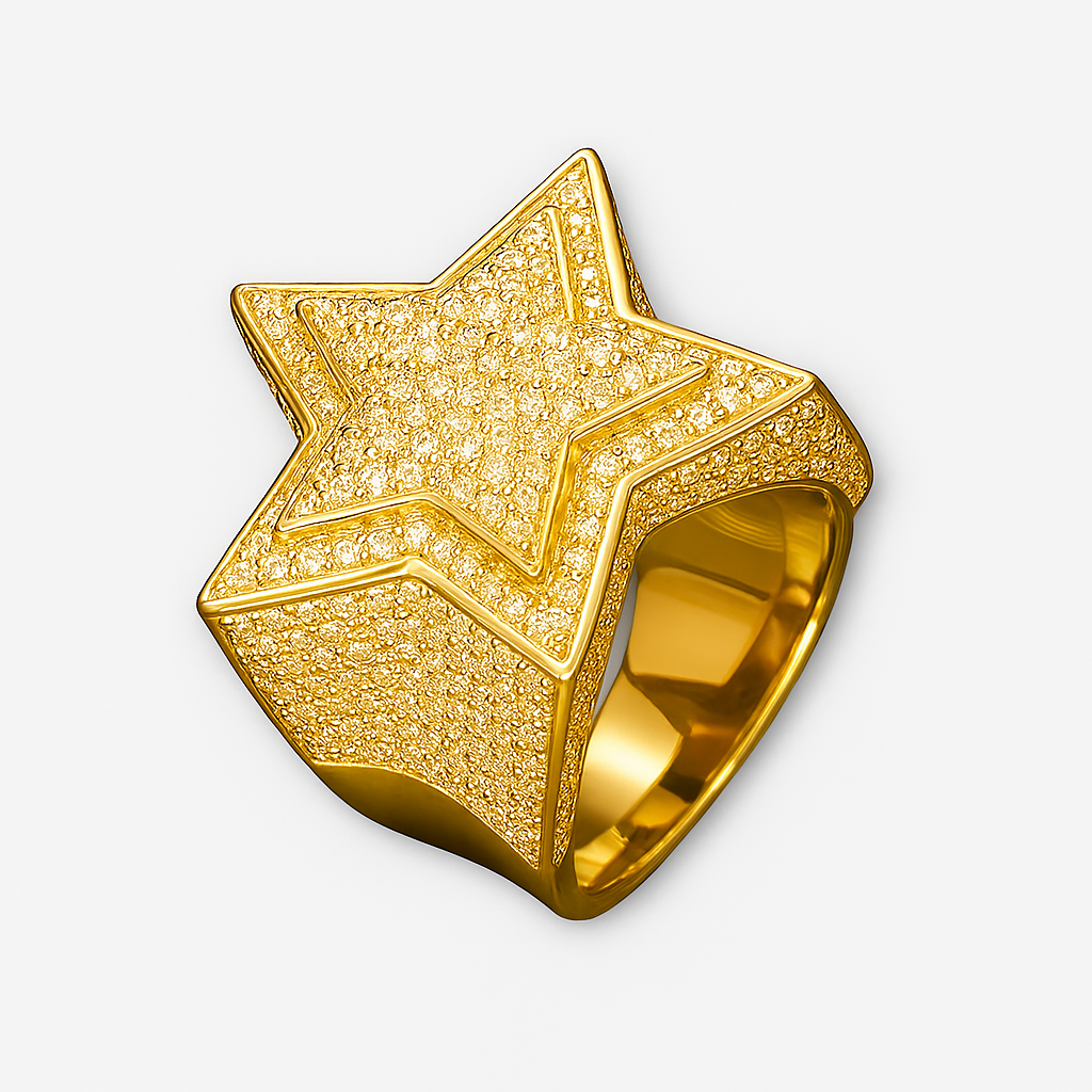 Star Moissanite Ring